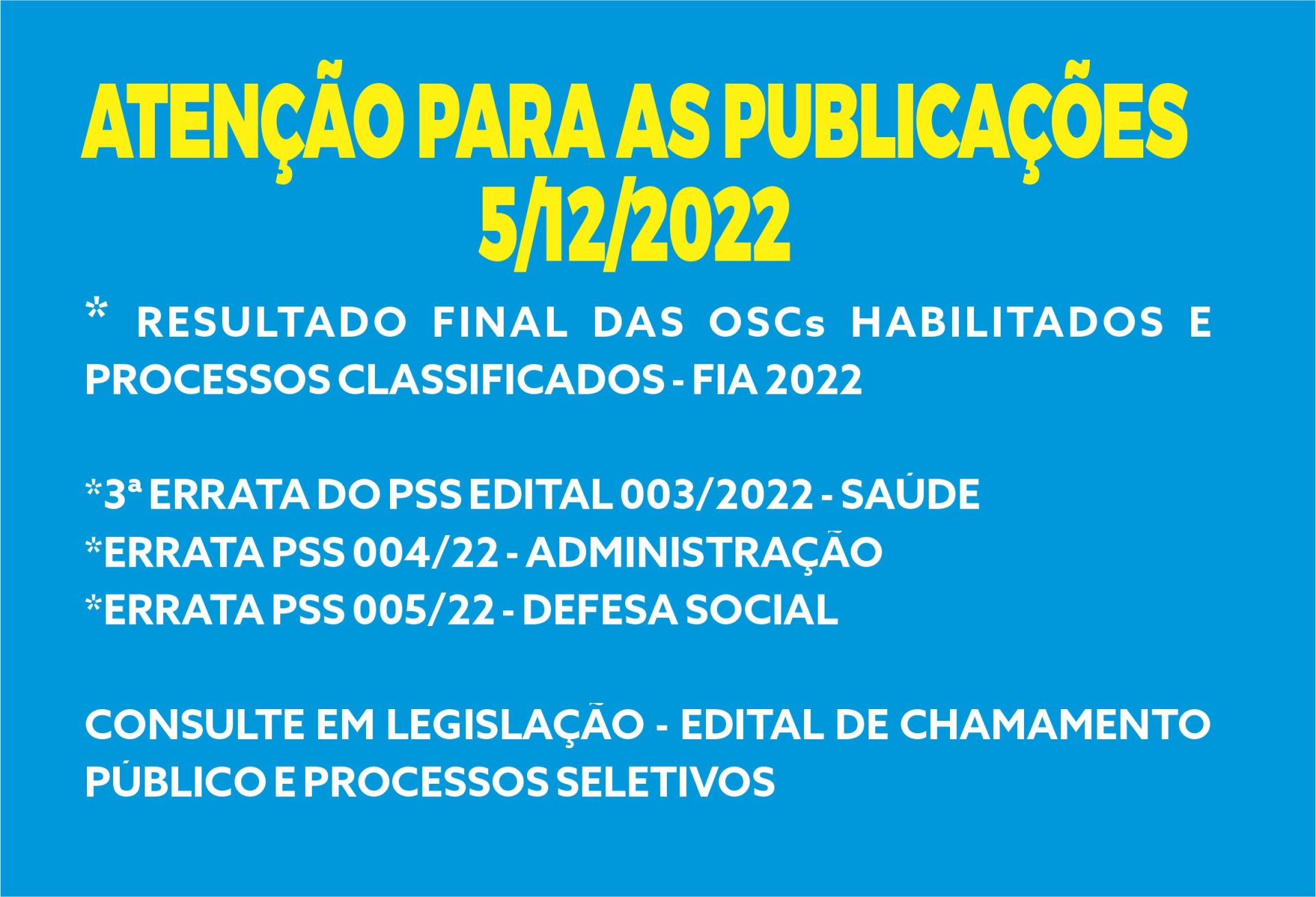 Atenção Prefeitura Municipal de Vespasiano