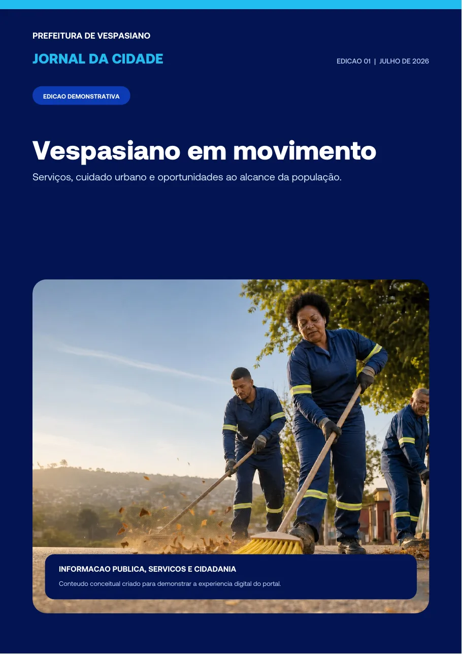 Capa do Jornal da Cidade, Edição 01