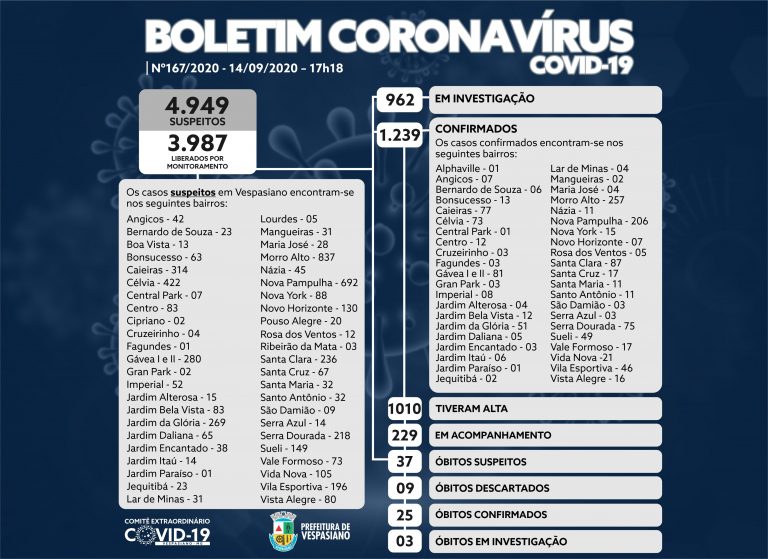 Boletim 167/2020