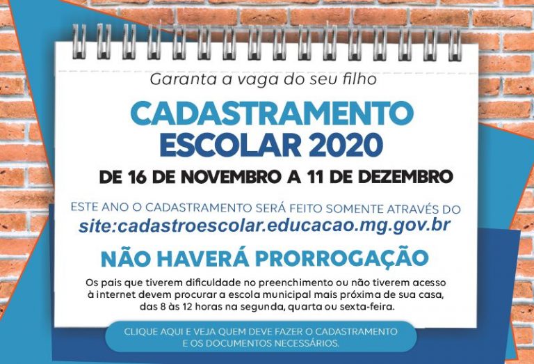 Cadastramento Escolar 2020