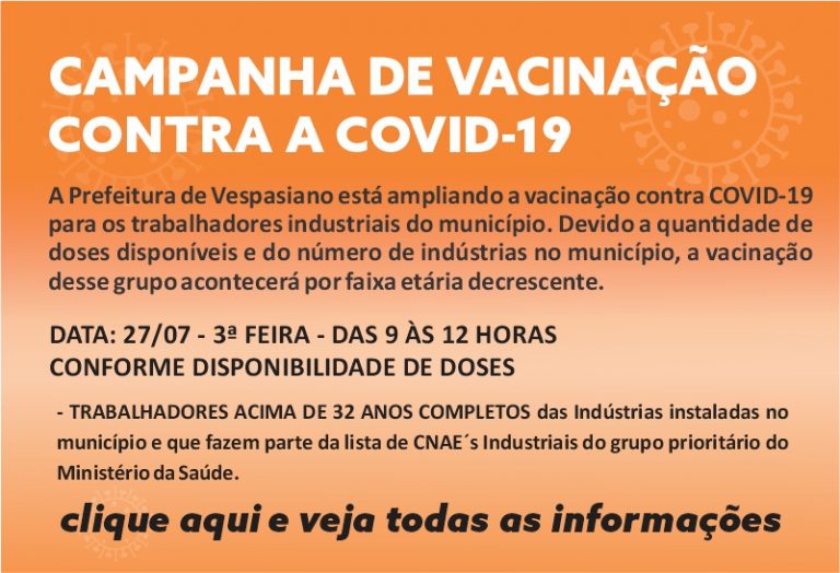 Vacinação industriários