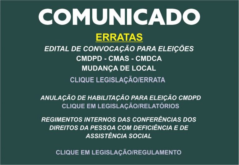 Errata e outros