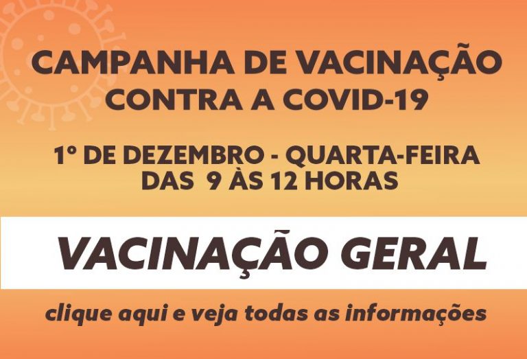 Vacinação 1º/12