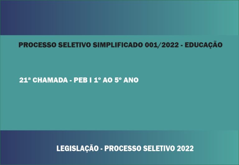 Nova chamada Educação