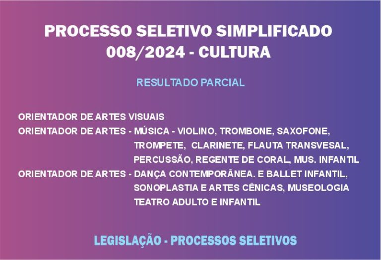 Processo Seletivo