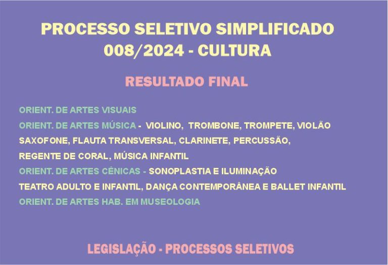 Processo Seletivo